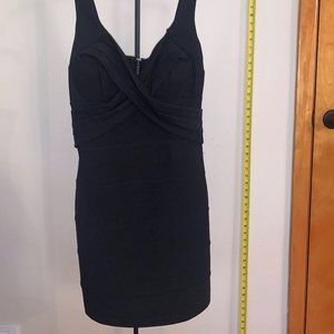 Emerald Sundae black party dress sleeveless bodycon medium